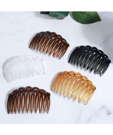 Prasacco 16 Pieces Hair Combs for Women Accessories French Hair Side Combs Plastic Twisthair Hair Accessories Comb Hair Clips Bridal Wedding Veil Teeth Hair Combs for Girls - Buy Online on GoSupps.com