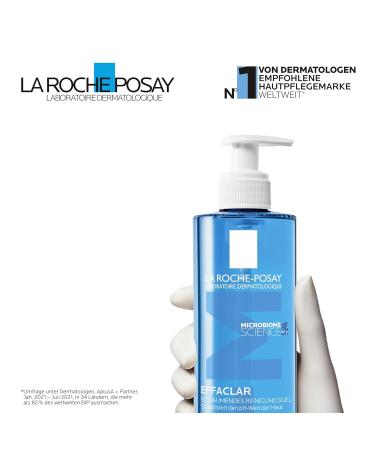 La Roche-Posay Effaclar Foaming Cleansing Gel 400ml - Best Facial Cleanser for Oily & Impure Skin - International Shipping Available - Buy Online on GoSupps.com