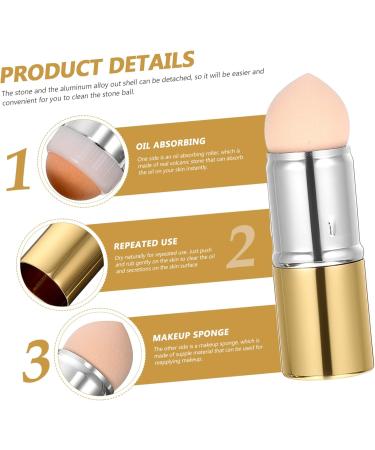 Healeved 4pcs Massaging Rolling Volcanic Stone Oil- Resistant Face Roller mediumx4pcs Goldenx4pcs - Buy Online on GoSupps.com