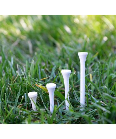 Pride Golf Tee 2-3/4 inch Deluxe Tee 500 Count White - Premium Quality Tees for Golf Enthusiasts - Buy Online on GoSupps.com