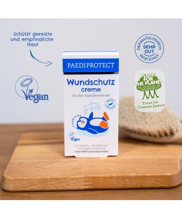 Paediprotect Wound Protection Cream for Babies | 50ml Vegan Ointment for Sensitive Skin | Perfume-Free & Silicone-Free | Bio-Kamille Healing for Diaper Rash & Redness - Buy Online on GoSupps.com