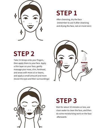 Fruit Acid Salicylic Acid Essence Fruit Acid Serum Salicylic Acid Serum Salicylic Acid Acne Treatment to Rejuvenate Skin Remove Acne Control Oil and Shrink Pores 30ml - Buy Online on GoSupps.com