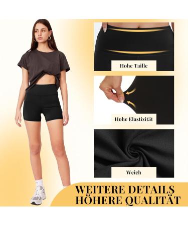 Buy Gayhay Women's Cycling Shorts - High Waist Elastic Yoga & Biker Shorts - Summer Hotpants (Black SM) - International Shipping Available - Buy Online on GoSupps.com
