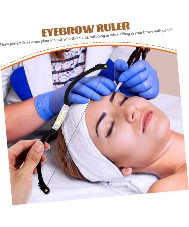 SOESFOUFU Eyebrow Shaping Template 1 set Bow Tool Line Microblading for Auxiliary Eyebrow Stencils Kit of Measuring Measure Ruler - Buy Online on GoSupps.com