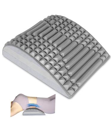 Faryodi back extensor - neck and back extension 2 in 1 back stretch device to relieve neck pain & back pain (gray)
