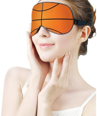 Funny Basketball Sleeping Mask - Soft Adjustable Eye Cover for Ultimate Sleep | Light-Blocking Blindfold for Men Women Boys & Girls - Buy Online on GoSupps.com