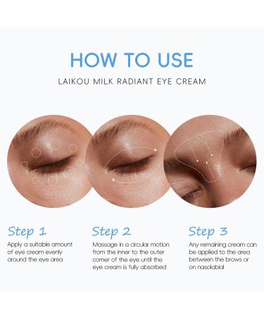 dPois 1Pc 15g Revitalizing Eye Cream for Women Girls Hydrating Nourishing Lightweight Formula Under Eye Brightening Dark Circles Blue One Size One Size Blue - Buy Online on GoSupps.com