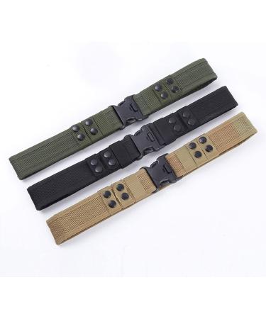 Yanwuwa 5.0 cm Width 130 cm Army Belt - Quick Release Hunting Training Belt with Strong Buckle for Men - Khaki Combat Belt - Buy Online on GoSupps.com