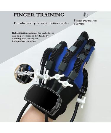 Finger Trainer Finger Wrist Training Equipment Rehabilitation Robot Gloves Orthoses Hand Rehabilitation Device for Stroke Hemiplegia Hand Function Recovery Righthand Medium - Buy Online on GoSupps.com