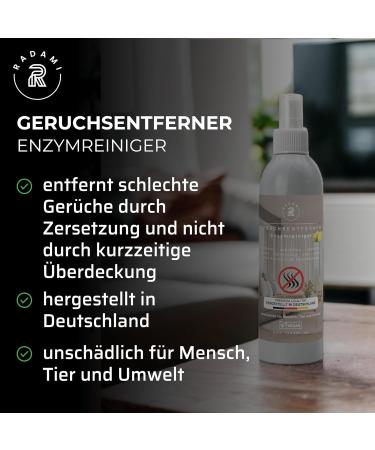 Odor Remover Enzyme Cleaner 1000ml - Eliminate Cat & Dog Urine Smells from Toilets Fabrics Sofas & Carpets - Buy Online on GoSupps.com