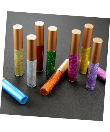 FOMIYES 10pcs Liquid Eyeliner Glitter Liner for Eyes Shimmery Eyeliner Eye Shadow Pearlescent Metal 1 count (Pack of 1) Assorted Color - Buy Online on GoSupps.com