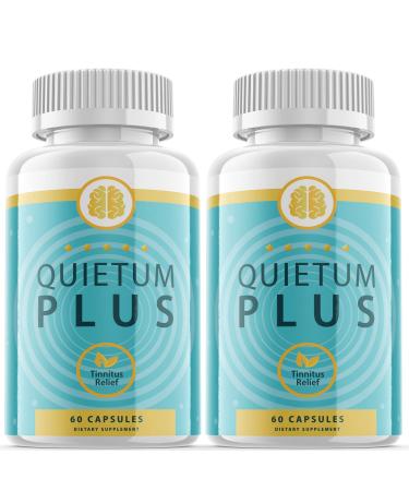 Quietum Plus Tinnitus Advanced Formula Ear Health Supplement (2 Pack)