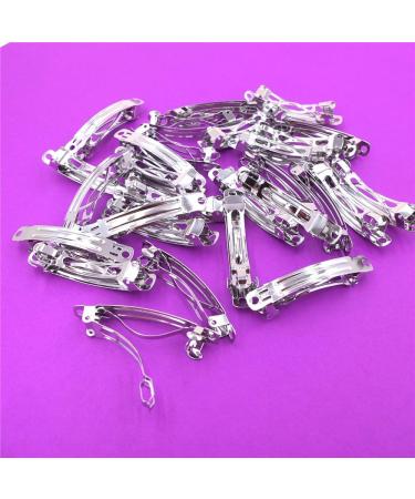 50 Packs Sturdy Alligator Hair Clips French Barrettes Hair Snap Clips Hairpins for Curl Clips Hair Styling DIY Crafting Hair Bow Accessories (French Barrettes 50mm) - Buy Online on GoSupps.com