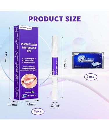 3-Piece Teeth Whitening Pen Set | Fast & Pain-Free Mint Taste Tooth Whitener - Buy Online on GoSupps.com