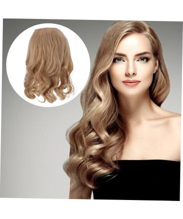 minkissy extension hair clips front lace hair piece hairpin wave hair clips for curls hairpiece wig clip invisible props girl fishing line bangs Hair piece scroll curly wig with bangs 40x16x0.6cm 27/613# - Buy Online on GoSupps.com