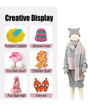 48-Needle Knitting Machine with Row Counter for Adults/Kids - DIY Scarf, Hat, Sock - Rotating Double Knits - Smart Weaving Loom - Buy Online on GoSupps.com