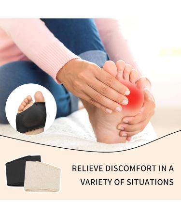 Buy 2 Pairs Metatarsal Pads for Men & Women - Gel Cushions for Foot Pain Relief - Forefoot Health Care Sleeves (Black & Beige) - International Shipping Available - Buy Online on GoSupps.com