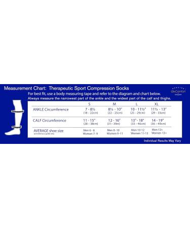 Dr. Comfort Therapeutic Sport Socks | 20-30 mmHg Compression | Support & Comfort - Buy Online on GoSupps.com