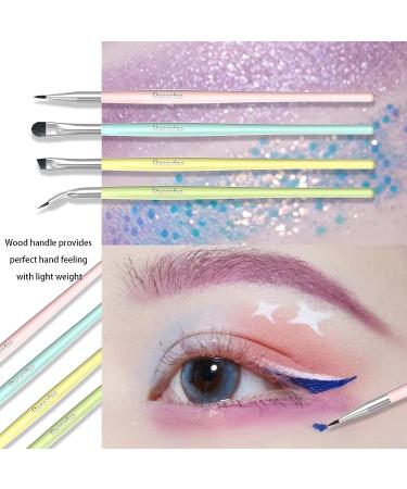 Multicolor Eyeliner Brush Set - Ultra Fine Synthetic Bristles for Precision Makeup Application - Buy Online on GoSupps.com