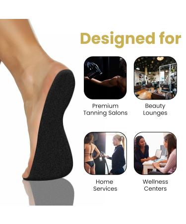 Premium 40Pairs Foam Pads for Spray Tanning Disposable Spray Tan Feet Pads Easy-to-Use Foot Protectors Designed for Salons and Mobile Spray Tanning Professionals (Black) 40Pairs Black - Buy Online on GoSupps.com