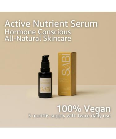 All-Natural Antioxidant Serum: 100% Vegan Collagen Serum Natural Hyaluronic Acid Vitamin C + Seaweed Ferments. For Hormonal Breakout Prone Skin 30ml |The SABI Active Nutrient Sensitive Skin Serum - Buy Online on GoSupps.com