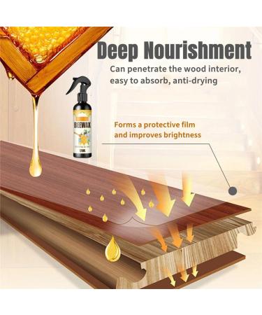 Natural Micro-Molecularized Beeswax Spray Beeswax Furniture Polish Beeswax Spray Cleaner Furniture Beeswax Spray The Original Beeswax Spray Furniture Molecularized Beeswax Spray (2PCS) - Buy Online on GoSupps.com