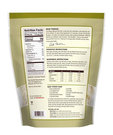 Bob's Red Mill Potato Flakes - Instant Mashed Potatoes 16 oz | Quick & Easy Meal - Buy Online on GoSupps.com