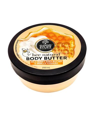 Good Stuff Bee Natural Body Butter - Deep Nourishing Wild Honey & Shea Butter 8.45 Fl Oz | International Shipping Available - Buy Online on GoSupps.com