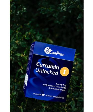 CanPrev - Curcumin Unlocked 60 v-caps - Provides Curcuminoids with Enhanced Bioavailability for Use as Antioxidants - Full Spectrum Curcuminoids Colloidal Suspension - Buy Online on GoSupps.com