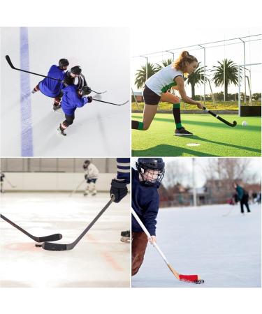 Vueinrg Ice Hockey Tape - 2 Rolls 2.5cm x 25m | Shock-Absorbing Anti-Rod Adhesive Handle Tape (Black Red) for Hockey & Sports - Buy Online on GoSupps.com