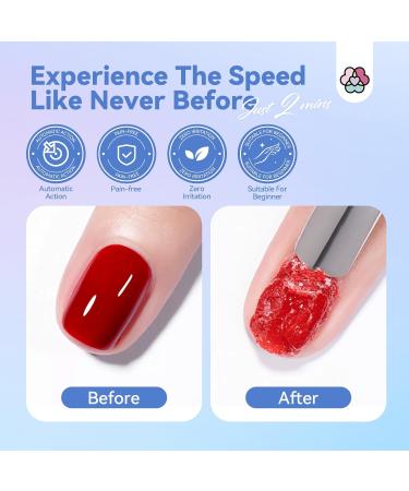 SAVILAND Gel Nail Polish Remover Kit - Quick & Easy 2-Minute Soak-off with Castor Oil & Vitamin E - Complete 9 PCS Set for Home Salon Use - Buy Online on GoSupps.com