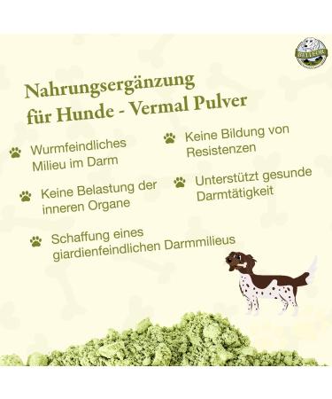 Buy Verol Powder for Dogs - Natural Worm Prevention with Coconut Flour & Pumpkin Seeds | Bellfor 80g - Supports Intestinal Health & Immune System - Buy Online on GoSupps.com