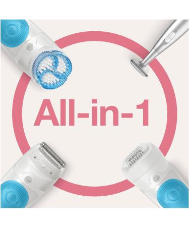Braun Silk- pil 5 Epilator for Women - Effective Hair Removal & Bikini Trimmer (Model 5-815) | Gift for Women | White/Blue - Buy Online on GoSupps.com