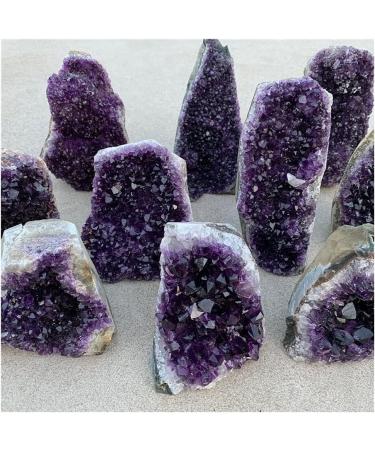 HOT!!!Natural Amethyst Geode Quartz Cluster Crystal Specimen Home Collections (Size : 240-300g) - Buy Online on GoSupps.com