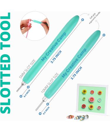 4 Pack Paper Quilling Tools Set with Slotted Tools, Needle, Tweezer, and Storage Box - Buy Online on GoSupps.com