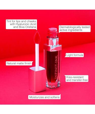 Infinitek Paris INK Lip and Cheek Tint 0.20 fl oz | Lightweight Formula | Natural-Matte Finish | Hydrating and Transfer-Free - Buy Online on GoSupps.com