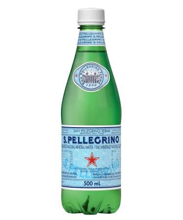 S. PELLEGRINO Sparkling Carbonated Water 24x500 mL Bottles