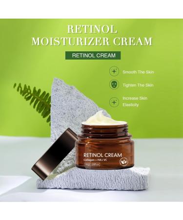  Eazerom 08 Retinol Cream Facial Moisturizer 50g Revitalift Filler Face Serum Retinol Face Cream Anti-Wrinkle Day and Night Cream for Women and Men For All Skin Types For All Skin Types For - Buy Online on GoSupps.com