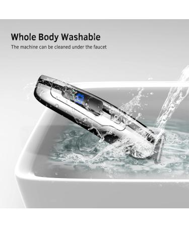 Men's Beard Trimmer | Waterproof Hair Clippers | Cordless Grooming Kit with LED Display | Rechargeable Facial Hair Trimmer - Buy Online on GoSupps.com