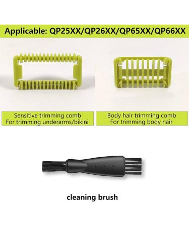 OneBlade QP2520/90 Replacement Blades Set - pH Liner Trimming Attachments 1/2/3/5mm for Body & Face Hair Trimmer - Buy Online on GoSupps.com