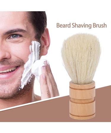 Premium Soft Hair Shaving Brush for Men | Portable Ergonomic Beard Care Tool | Ideal for Home & Salon Use - Buy Online on GoSupps.com