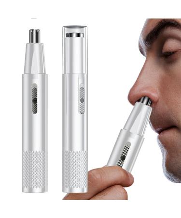 Setauoo Mens Nose Hair Remover Nose Hair Trimmer 2in1 for Face Beard Foot Hand Hair Easy Cleaning Nose Hair Trimmer Hair Device With White Nose + Razor