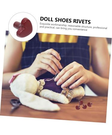 COHEALI 300 pcs baby clothing accessories brass rivets belt screw rivets mini Doll Shoes Rivets fabric tiny Scrapbook Supplies Redx3pcs 0.5X0.5cmx3pcs - Buy Online on GoSupps.com
