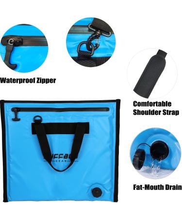 Buffalo Gear Insulated Fish Cooler Bag 2018 - Small Waterproof Fishing Bag in Blue - Buy Online on GoSupps.com