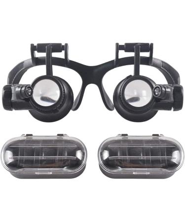 Headband Magnifier Handheld Digital Magnifier Lightweight Foldable Headband Design Binoculars Magnifier Glasses LED Magnifying Glass Magnifying Glass with Light Hands Free Eyeglass Magnifier Better - Buy Online on GoSupps.com