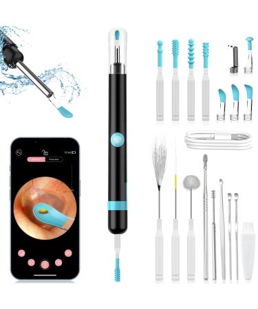 Ear wax removal Otoscope improved otoscope kit with 7 massage functions for children adults 1080p HD WiFi ear remover with 6 LED lights Suitable for different smart devices
