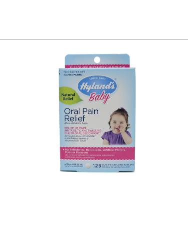 Hyland's Baby Oral Pain Relief Tablets, 125 Count Each (2)