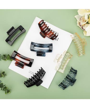 Zou.Rena Big Claw Clips for Thick Hair - 4.3 Inch Slipproof Glossy Hair Clips for Women & Girls - Strong & Shiny Long Hair Accessories - Buy Online on GoSupps.com