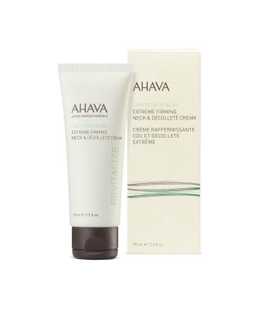 AHAVA Time To Revitalize Extreme Firming Neck & D collet Cream - Anti-Aging Firmness & Nourishment with Osmoter Resveratrol Goji Berry & Matrixyl 3000 - 2.5 Fl.Oz - International Shipping Available - Buy Online on GoSupps.com